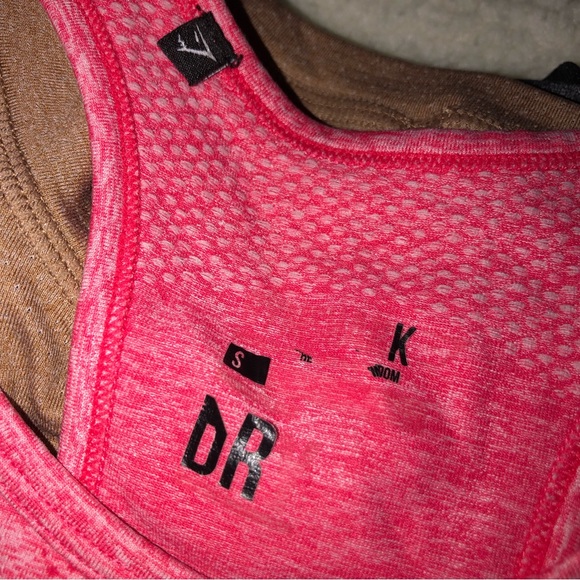 SOLD Gymshark Crop Tank Top Pink Size S - Picture 5 of 5